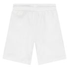  Younger Boys Beige & White Logo Shorts Set, 1, hi-res