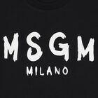 Girls Black Logo T-Shirt, 1, hi-res