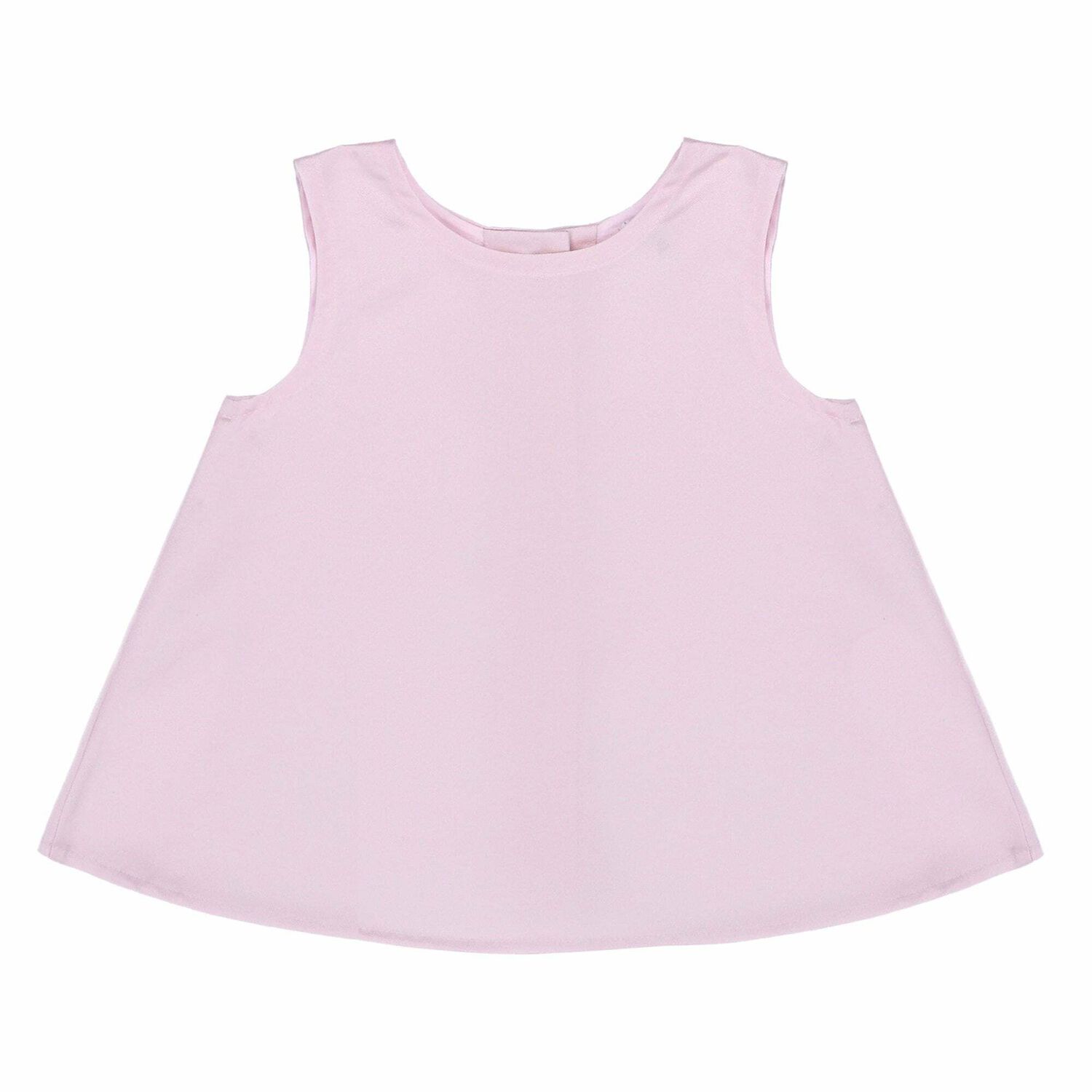 Girls Pink Sleeveless Tops, 1, hi-res image number null
