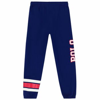 Girls Blue Logo Joggers