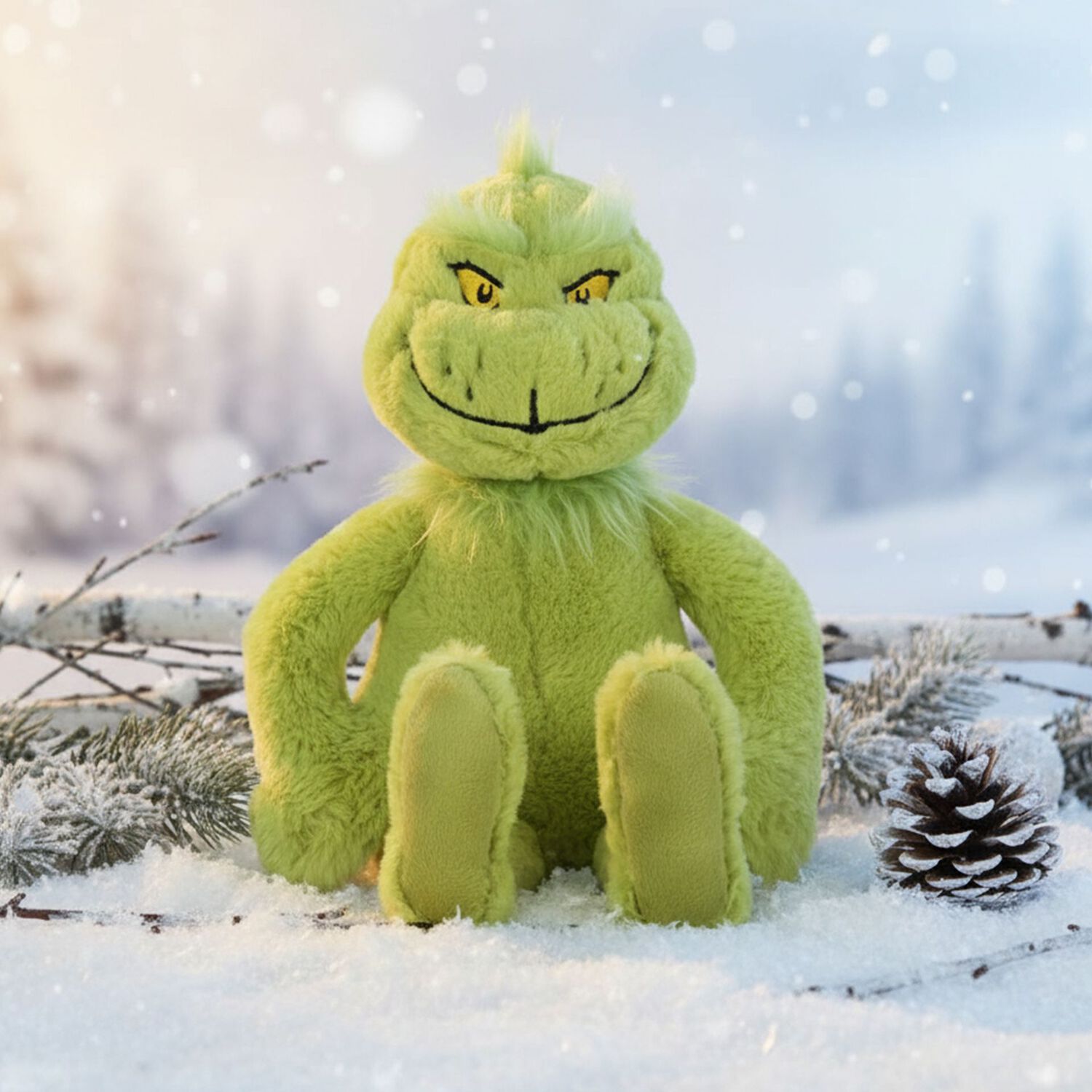 Green Dr. Seuss The Grinch Soft Toy ( 34CM ), 1, hi-res