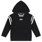 Black & White Logo Hooded Top, 1, hi-res