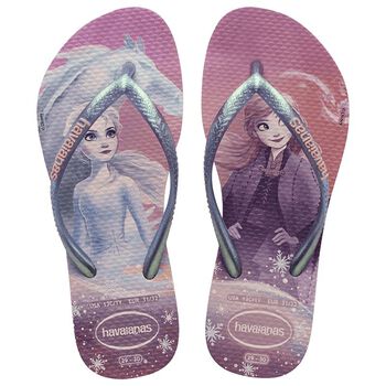 Havaianas Girls Pink Frozen Flip Flops, 1 Girls Pink Frozen Flip Flops
