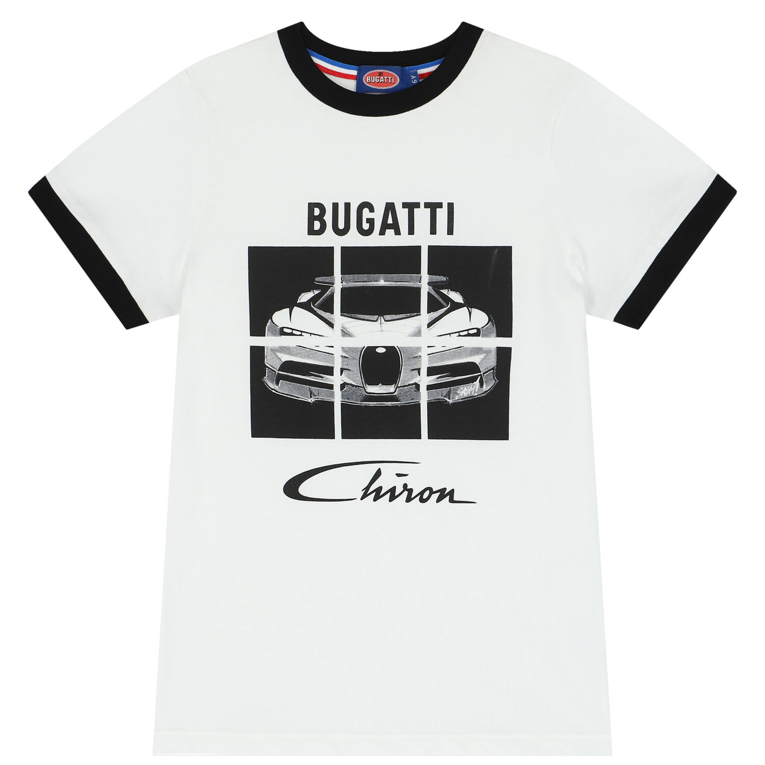 Boys White & Black Logo T-Shirt, 1, hi-res image number null