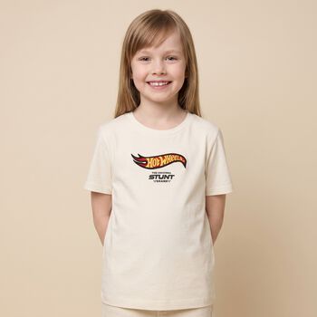 Boys Ivory Hot Wheels T-Shirt 