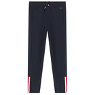 Boys Navy Logo Tracksuit, 1, hi-res