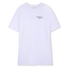 Girls White Logo T-Shirt Dress, 2, hi-res