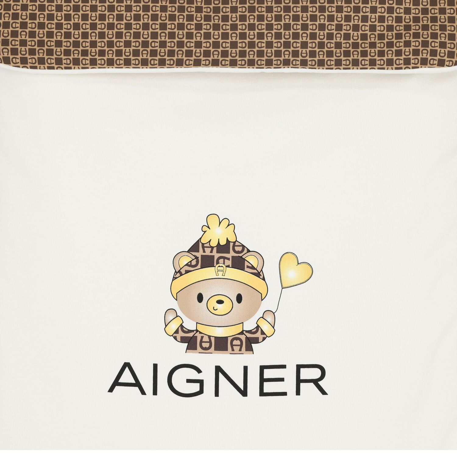 Ivory Teddy Bear Logo Baby Nest, 1, hi-res