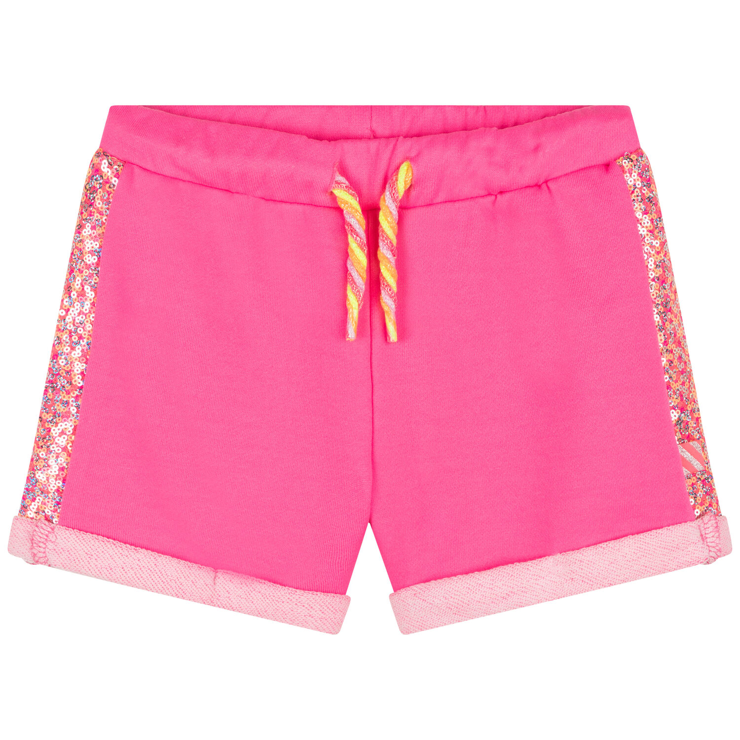Girls Pink Embellished Shorts, 1, hi-res