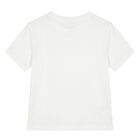 طقم شورت مخطط للأولاد الصغار باللون البيج والأبيض, 2, hi-res