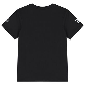 Boys Black Logo T-Shirt