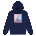 Boys Blue Jordan Hooded Top, 1, hi-res
