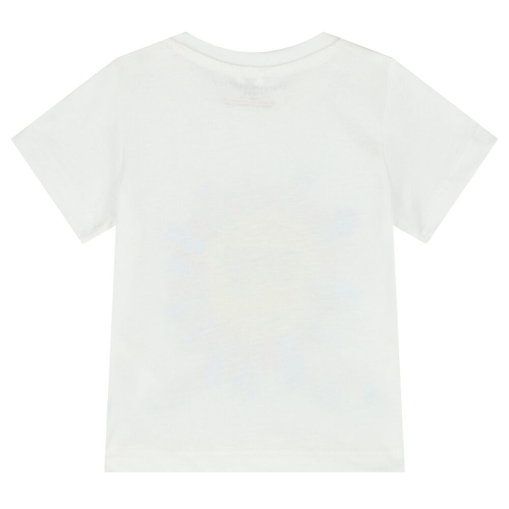 Stella McCartney Younger Boys White Sun T-Shirt | Junior Couture