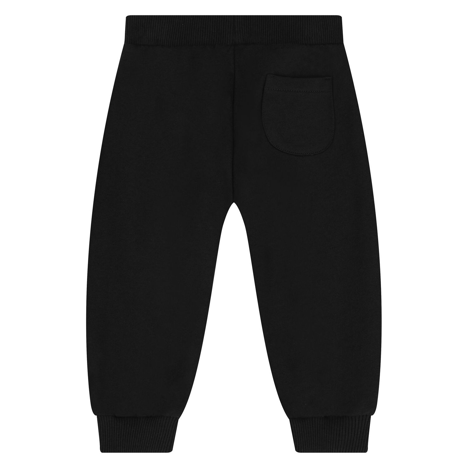 Younger Black Teddy Bear Logo Tracksuit, 4, hi-res