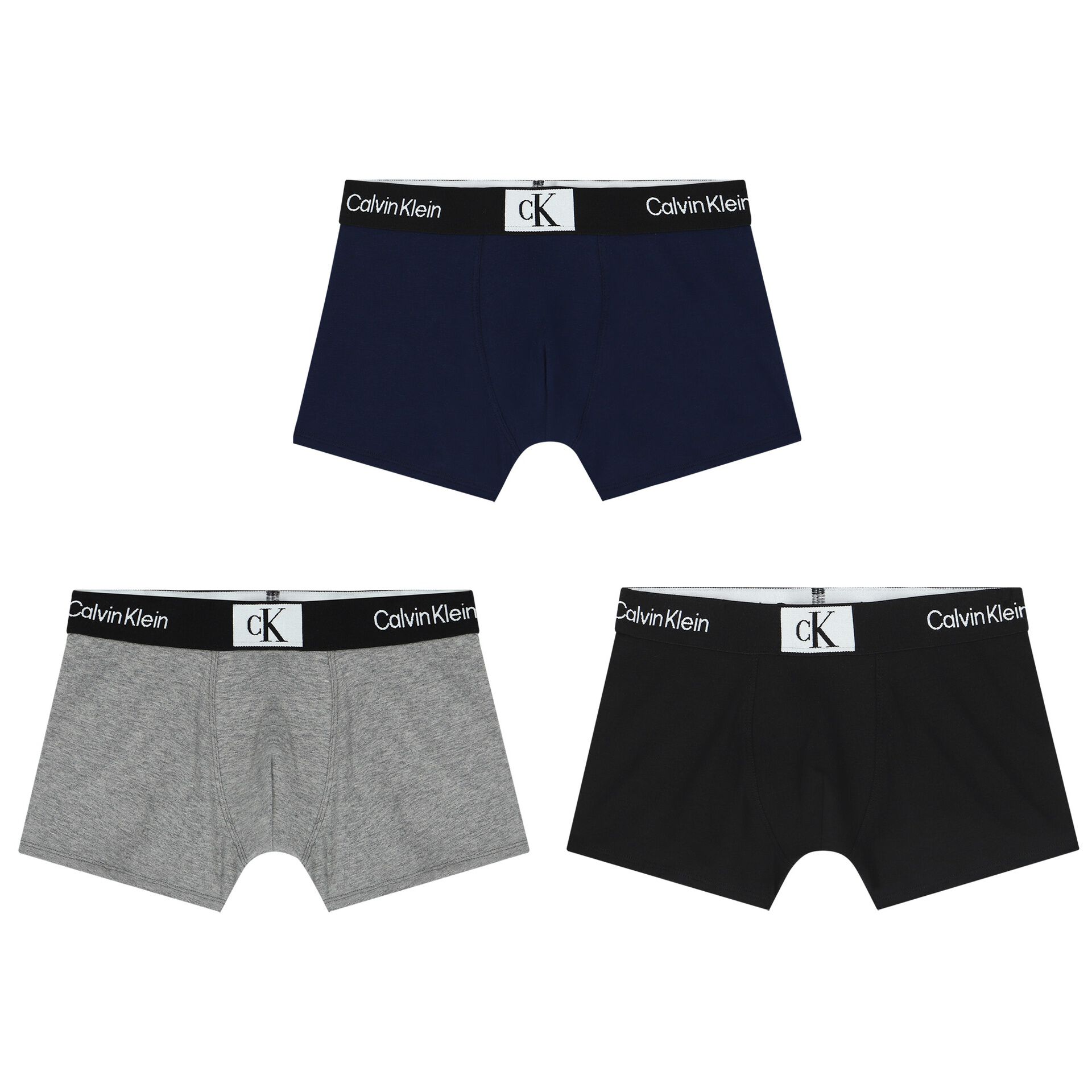 Calvin Klein Boys Multi Coloured Logo Boxer Shorts 3 Pack Junior Couture Bahrain
