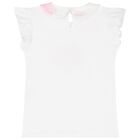 طقم تنورة بنات باللون الأبيض و الوردي , 1, hi-res