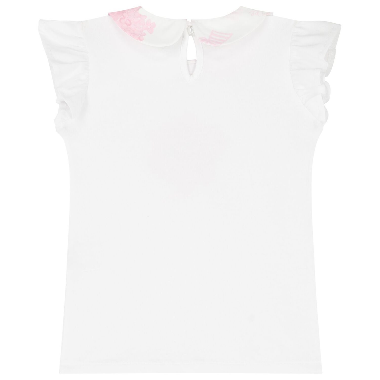 طقم تنورة بنات باللون الأبيض و الوردي , 1, hi-res image number null