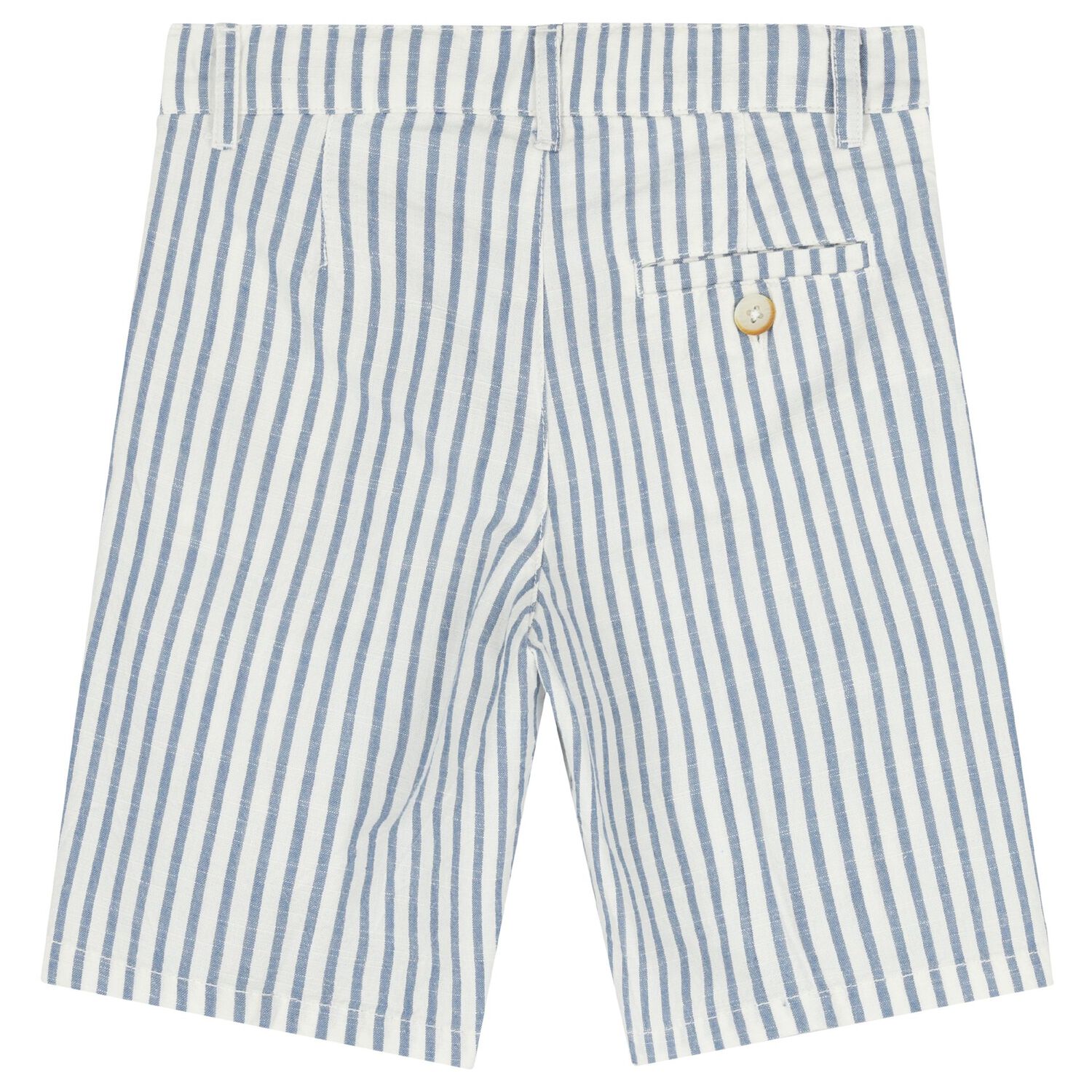 Boys Blue & Ivory Shorts Set, 1, hi-res