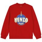 Boys Red Logo Sweatshirt, 1, hi-res