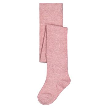 Girls Pink Knitted Tights