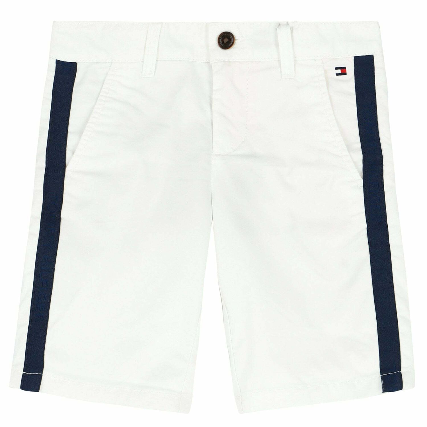 Boys White Chino Shorts, 1, hi-res image number null