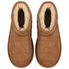Beige Classic Mini II Suede Boots, 2, hi-res