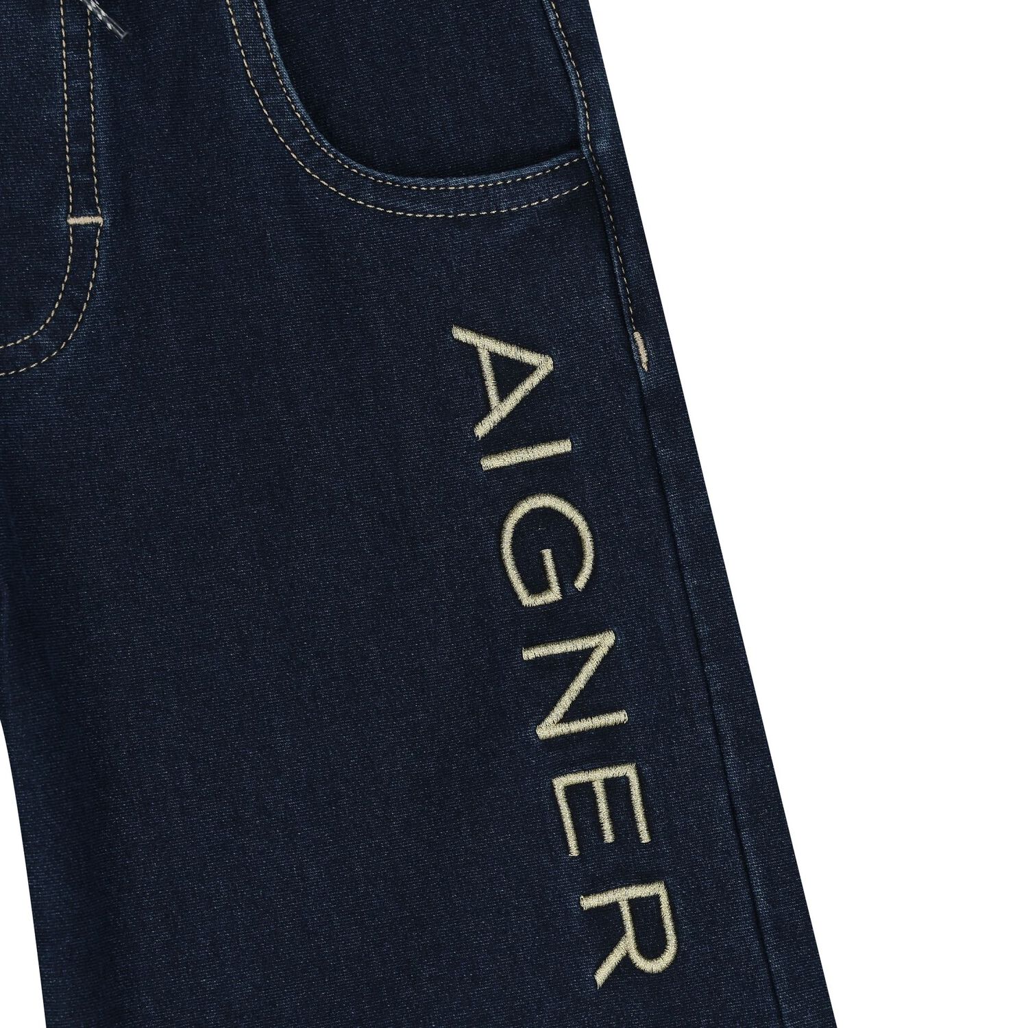 Boys Blue Logo Denim Shorts, 1, hi-res image number null