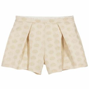 Girls Gold Spotted Shorts