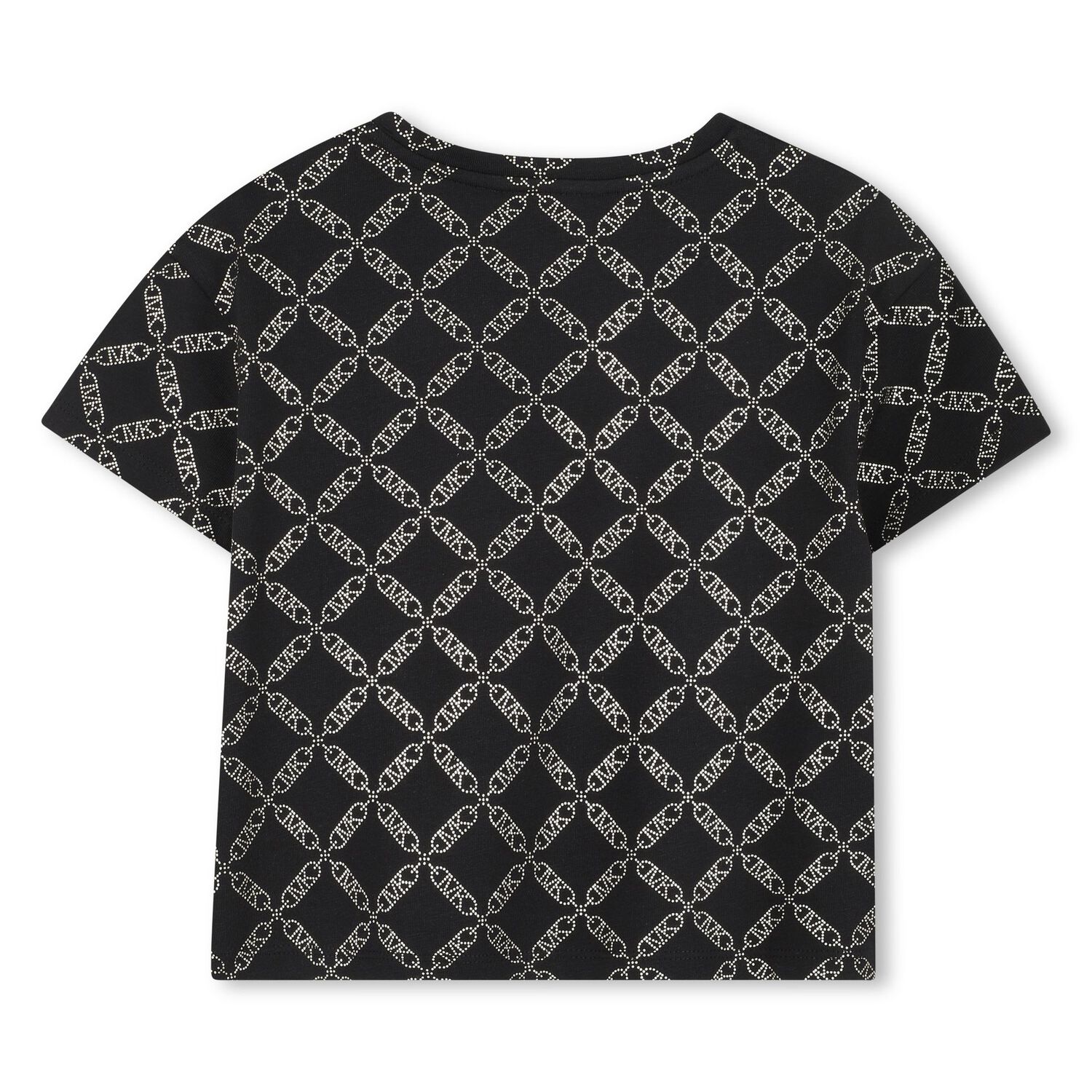 Girls Black Logo T-Shirt, 1, hi-res
