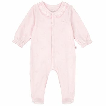 Baby Girls Pink Babygrow