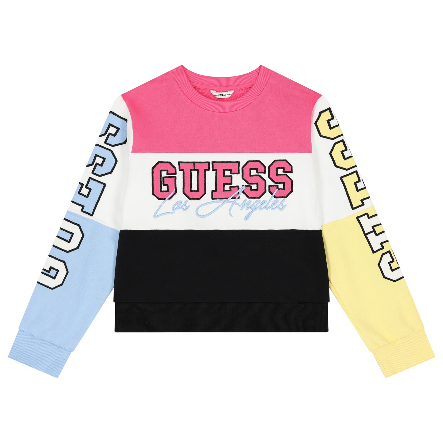Girls Multi-Coloured Logo Sweatshirt, 1, hi-res image number null