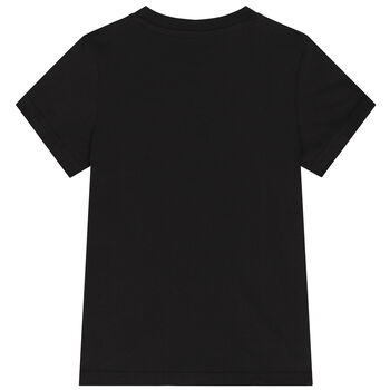 Boys Black Logo T-Shirt