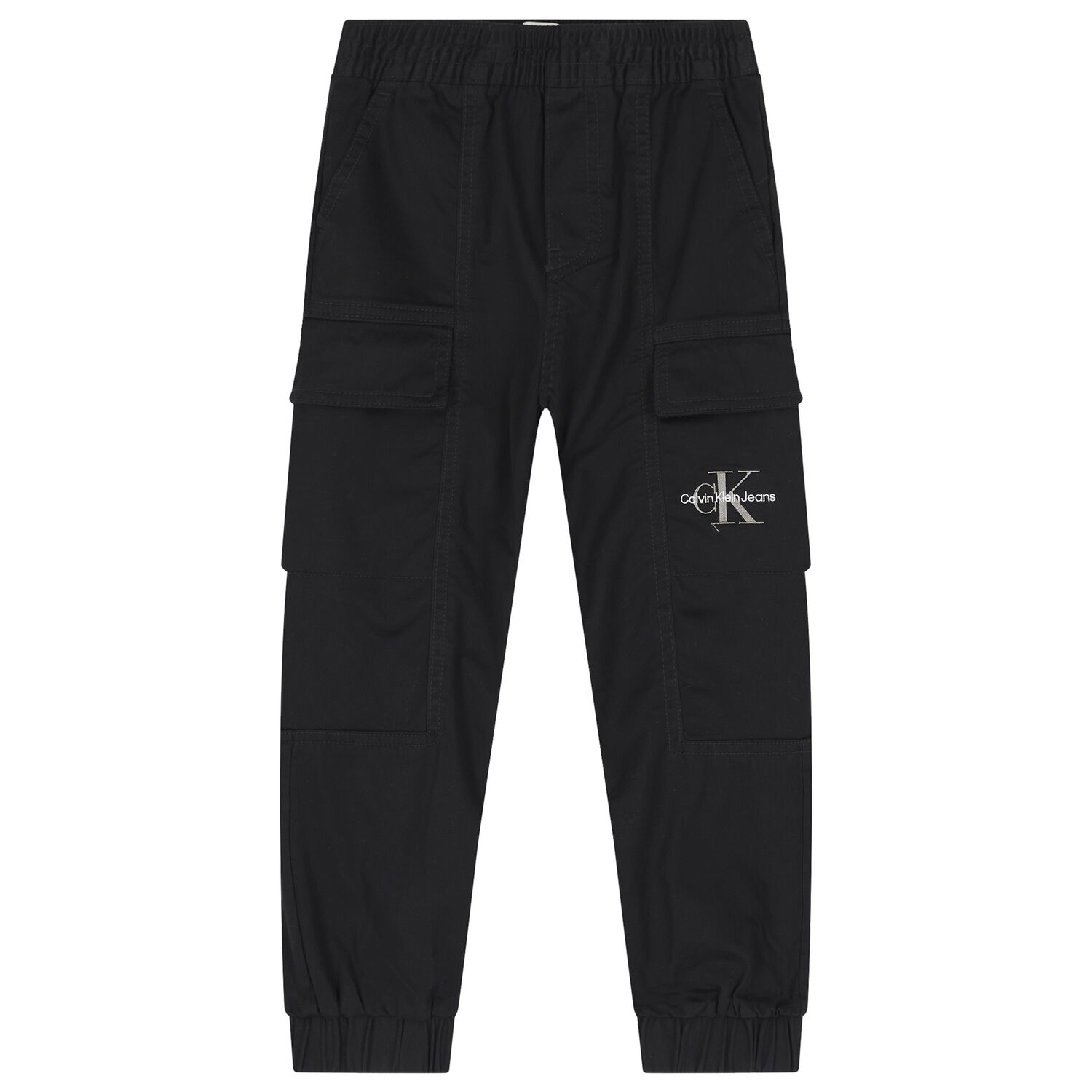 Boys Black Logo Joggers, 1, hi-res image number null