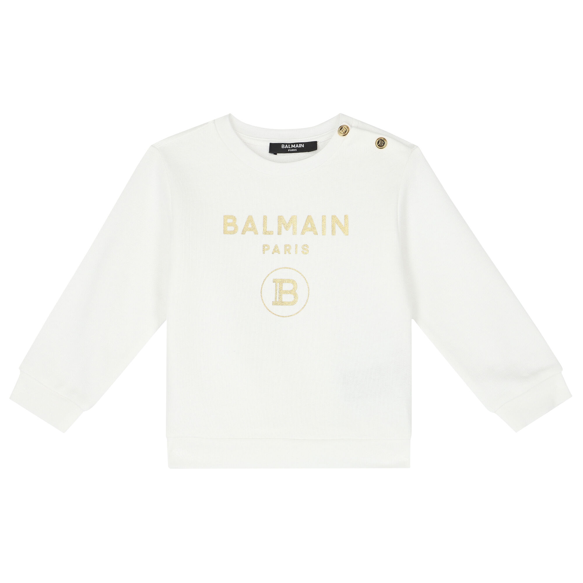 Balmain sweatshirt gold outlet