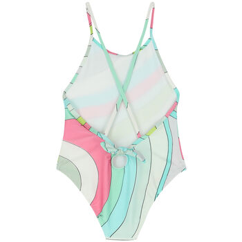 Girls Multi-Coloured Iride Pastel Swimsuit