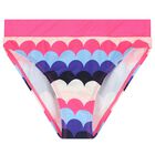 Girls Pink & Blue Ruffled Bikini, 1, hi-res