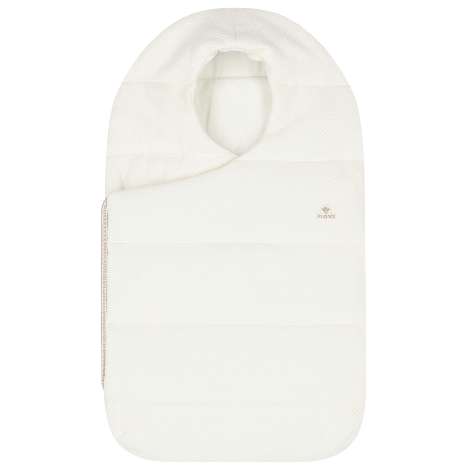 Ivory Logo Waffle Texture Baby Nest, 1, hi-res