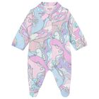 Baby Girls Pink & Blue Orchidee Babygrow Gift Set, 1, hi-res