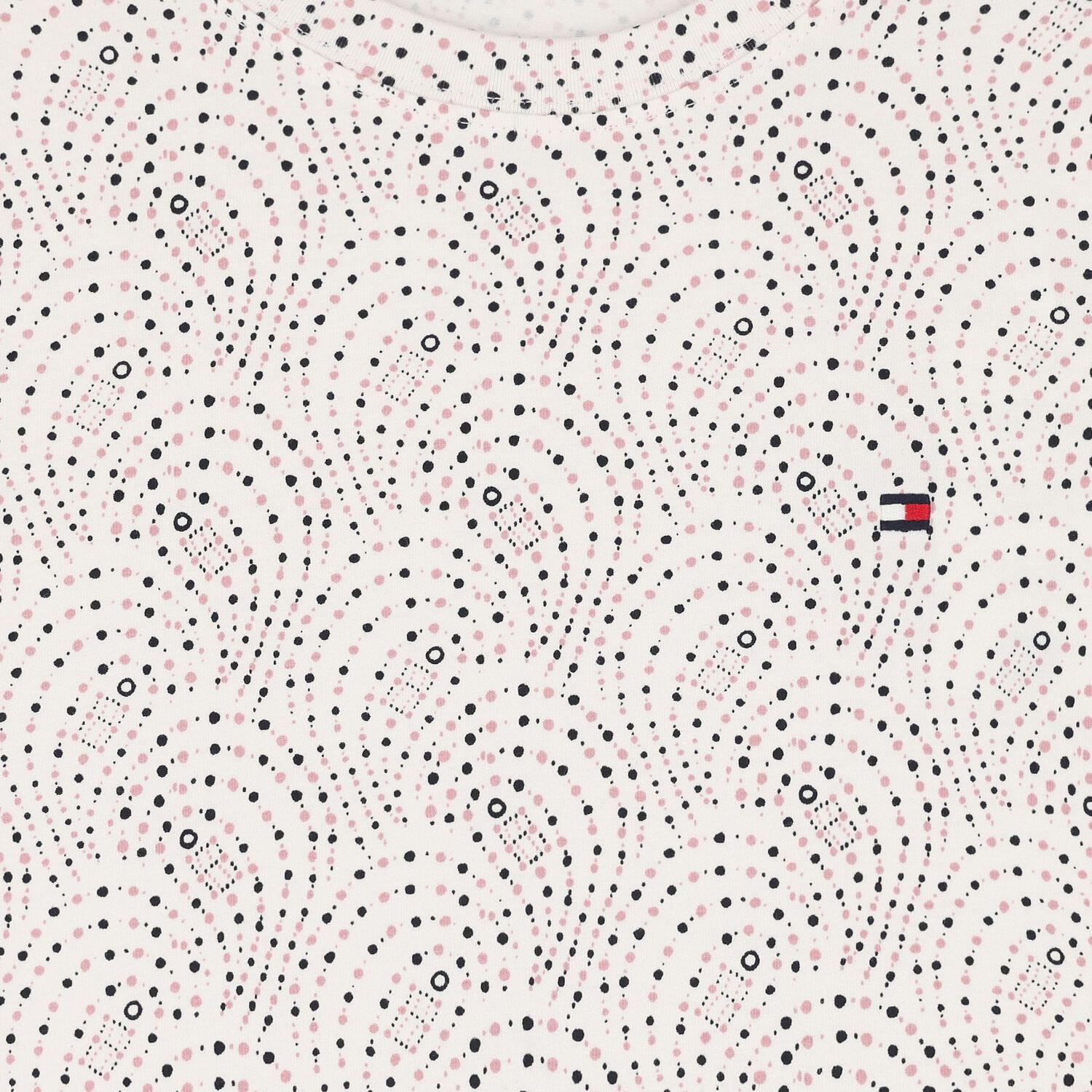 Girls Ivory & Pink Logo Pyjamas, 1, hi-res image number null