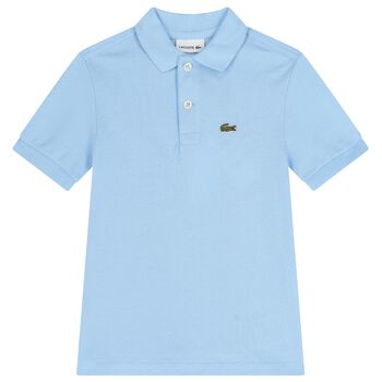 Boys Blue Logo Polo Shirt