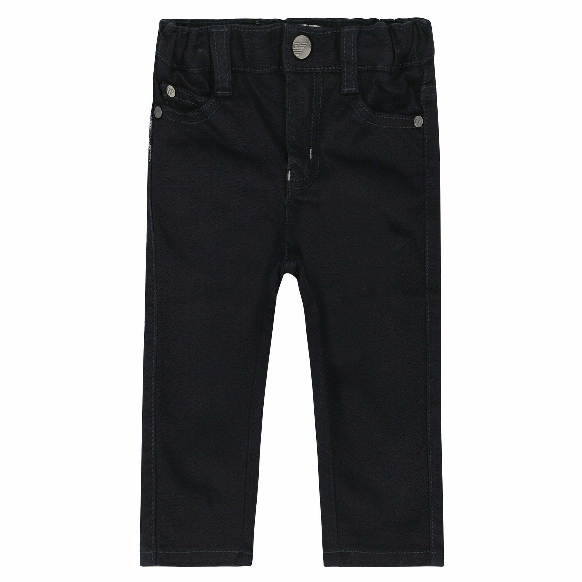 Emporio Armani Younger Boys Navy Logo Jeans Junior Couture Bahrain
