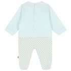 Baby Boys Blue Logo Babygrow Set, 1, hi-res