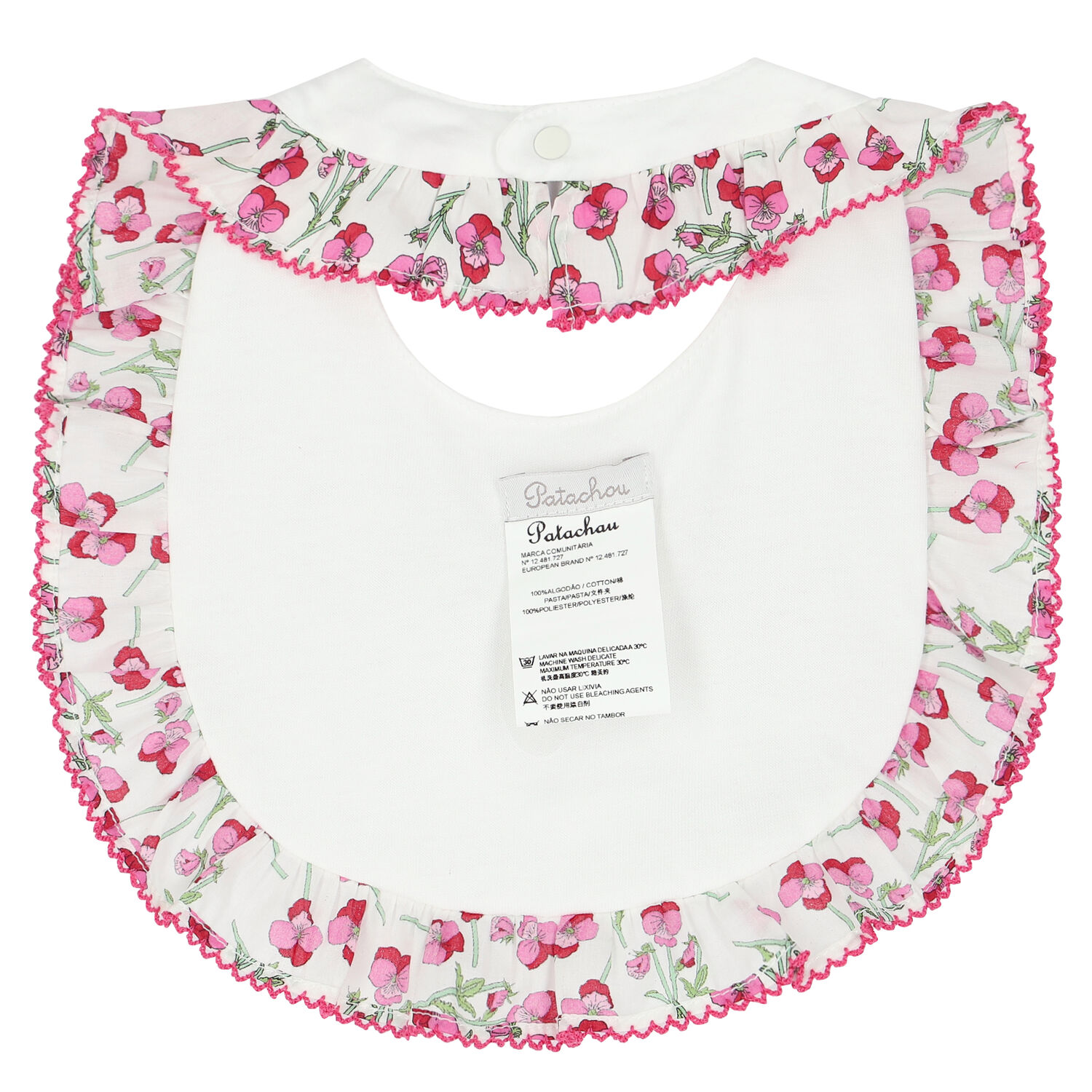 مريلة بنات باللزهور باللون العاجي , 1, hi-res