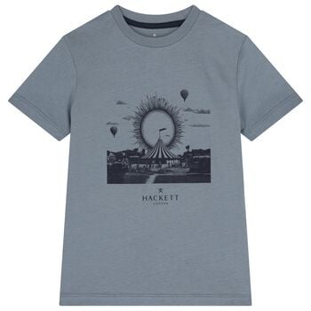 Boys Blue Logo T-Shirt