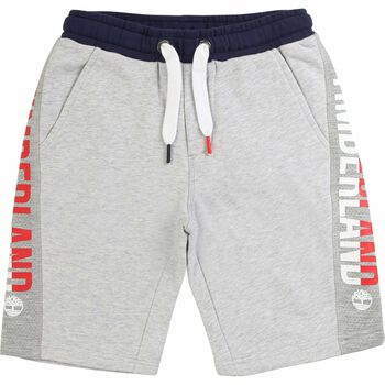 Boys Grey Logo Shorts