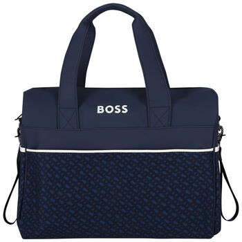 Navy Blue Logo Baby Changing Bag
