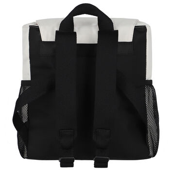 Ivory & Black Logo Backpack	