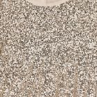 Girls Gold Sequin Skirt Set, 2, hi-res