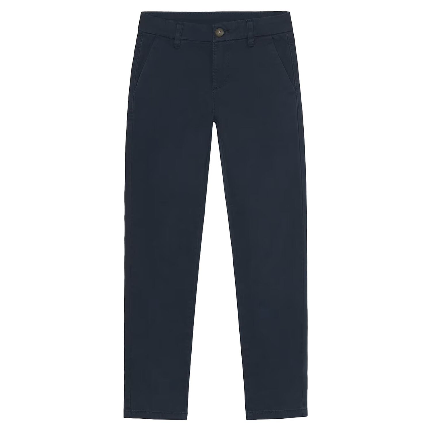 Boys Navy Blue Trousers, 1, hi-res