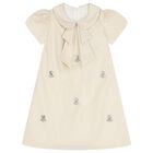 فستان ذهبي مزين بالذهب للبنات, 1, hi-res